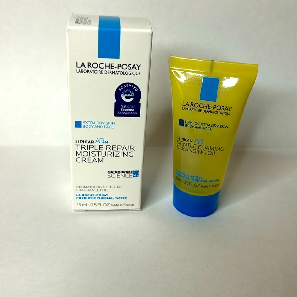 $17 LA ROCHE - POSAY Triple Repair Cream & Gentle Cleanser FREE SHIPPING!
